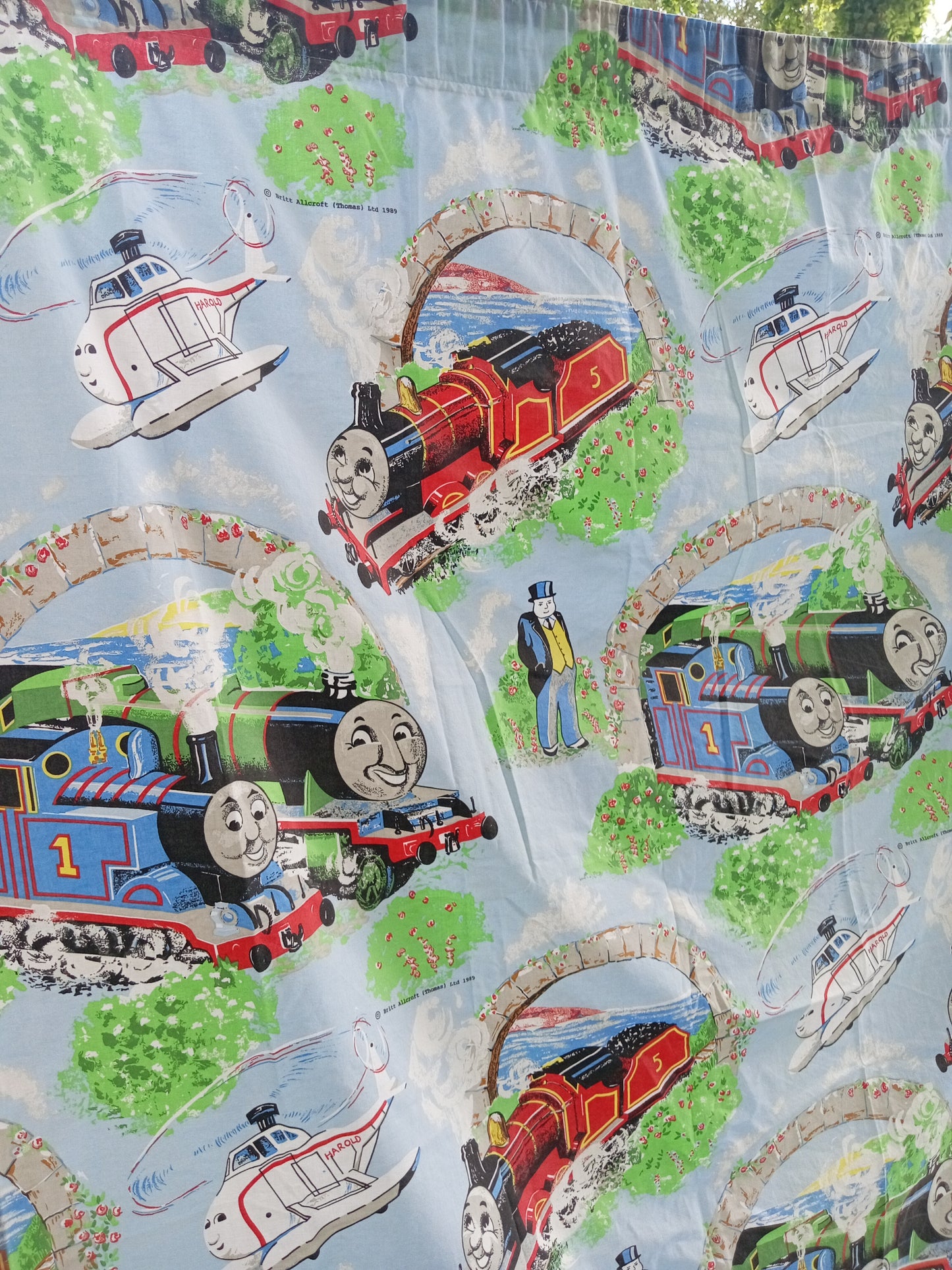 Vintage Thomas the Tank Engine Curtains