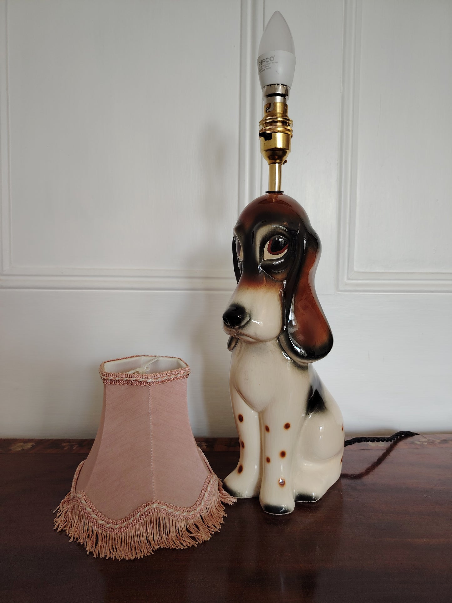 Vintage Reworked Jema Holland Hound Lamp