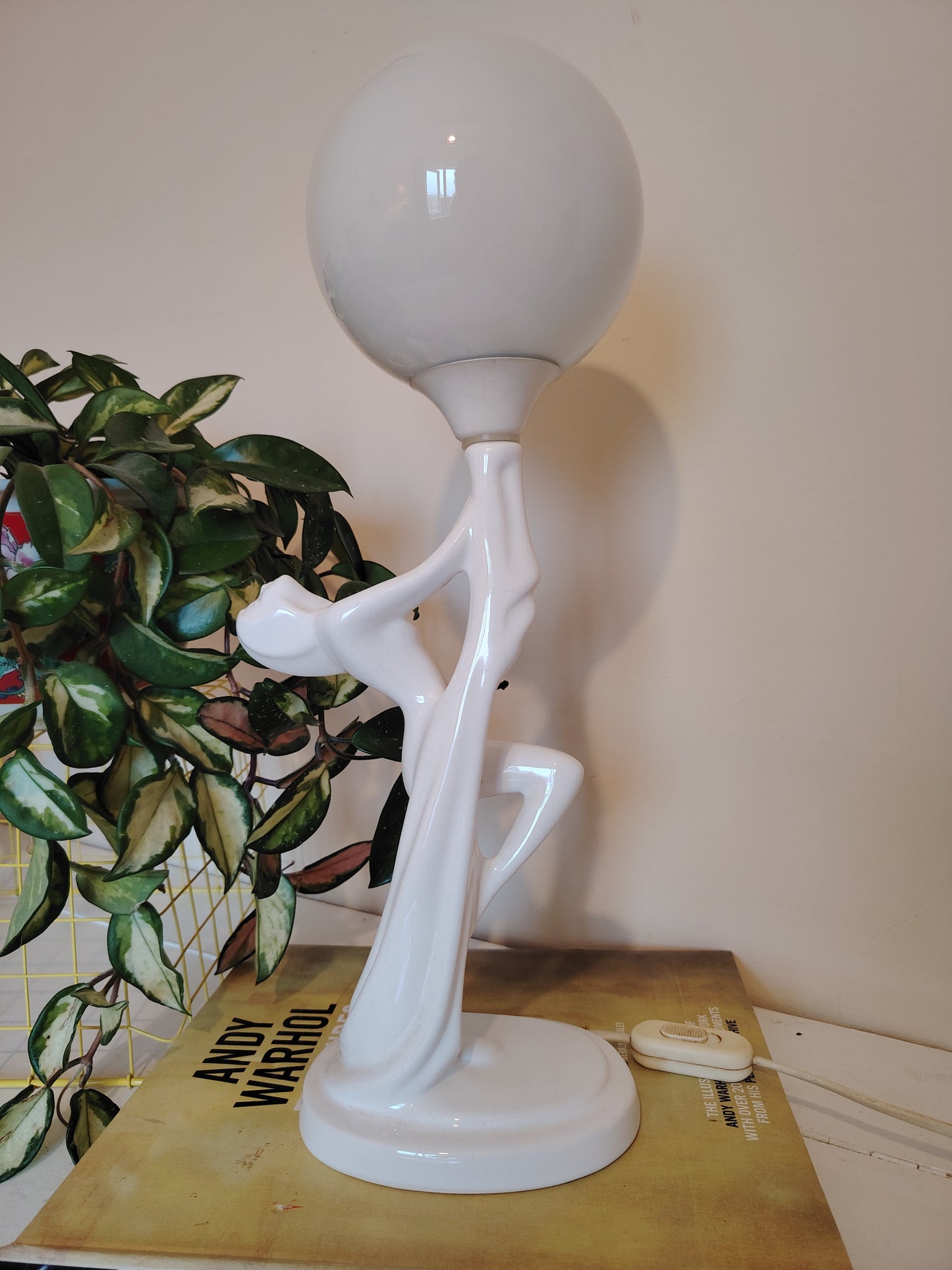 Beautiful Art Deco Style nude lady lamp