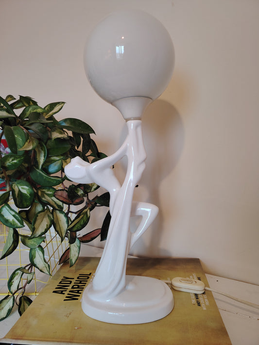 Beautiful Art Deco Style nude lady lamp