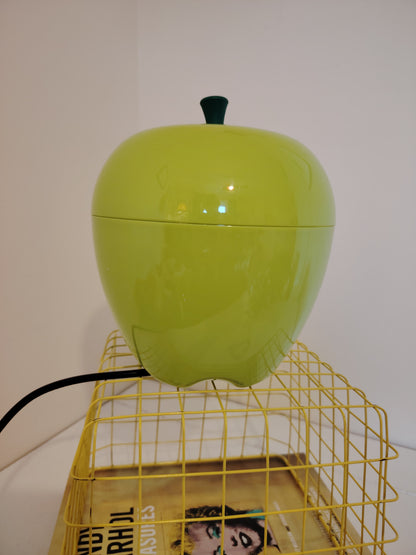 Vintage 00s Happle Plastic Apple Lamp in Green