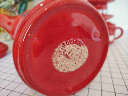 Vintage 70's Rare Waesterbach Heart Design Tea/ Coffee Set