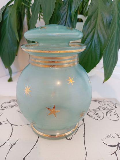 Beautiful Vintage Starry Pickle Jar