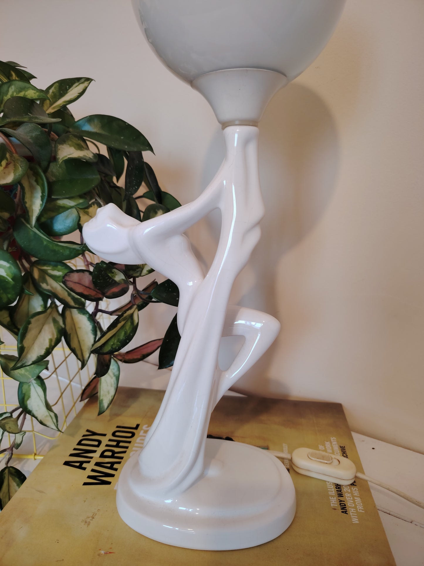 Beautiful Art Deco Style nude lady lamp