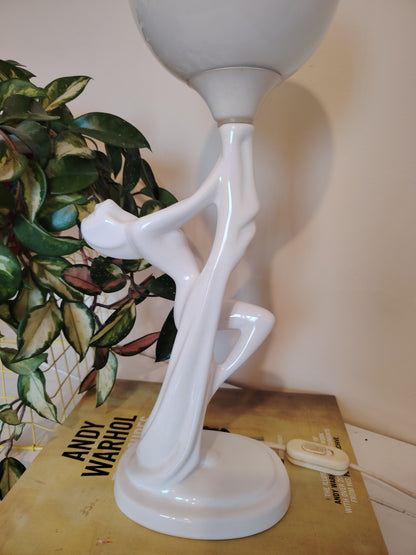 Beautiful Art Deco Style nude lady lamp