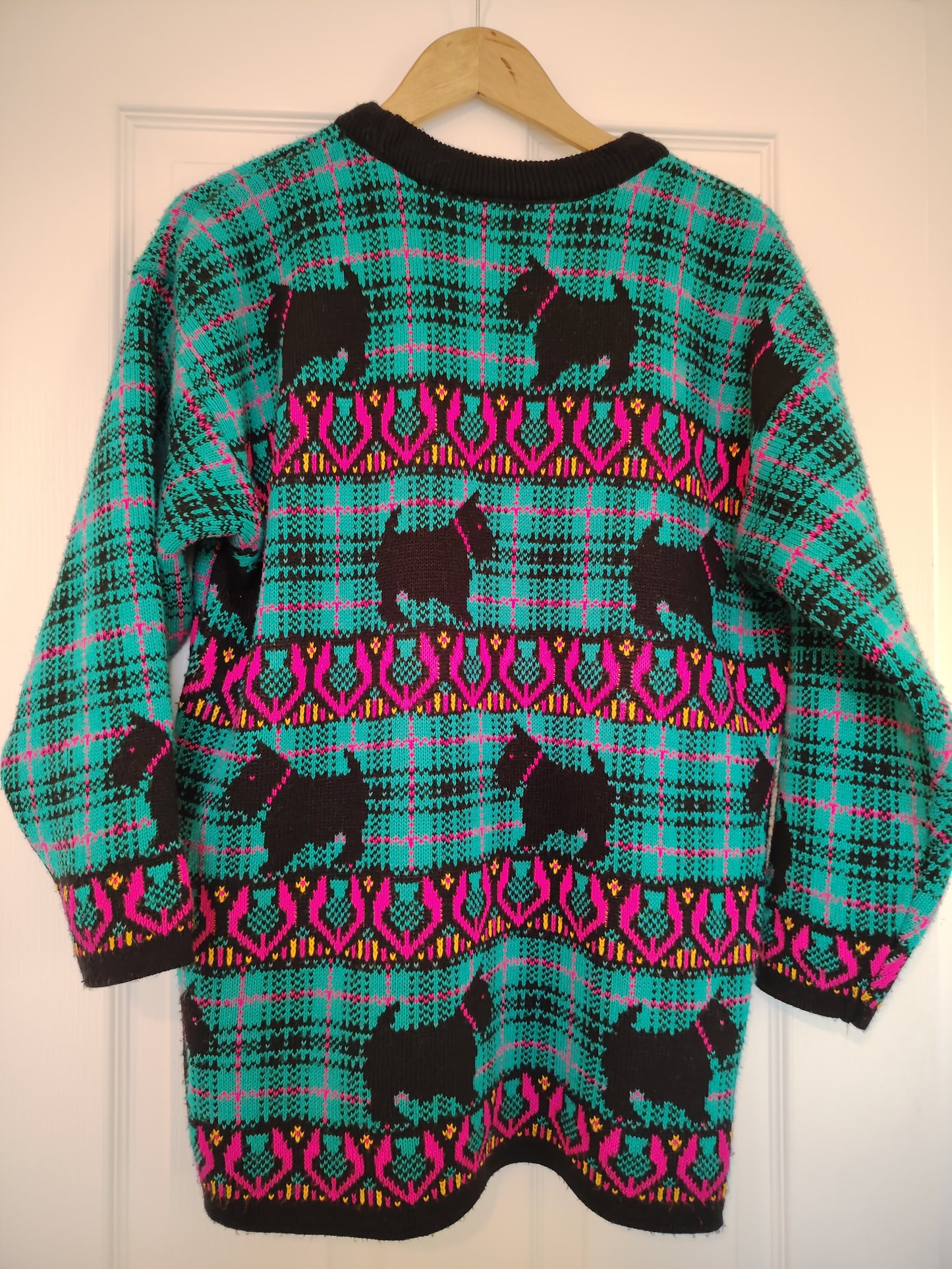 Amazing 80's Scottie Dog Jumper
