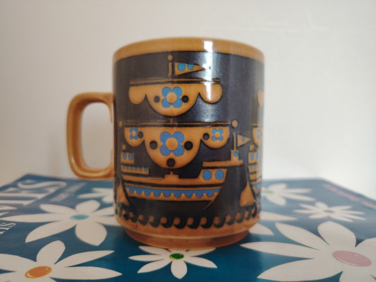 Rare Hornsea Boat Mug