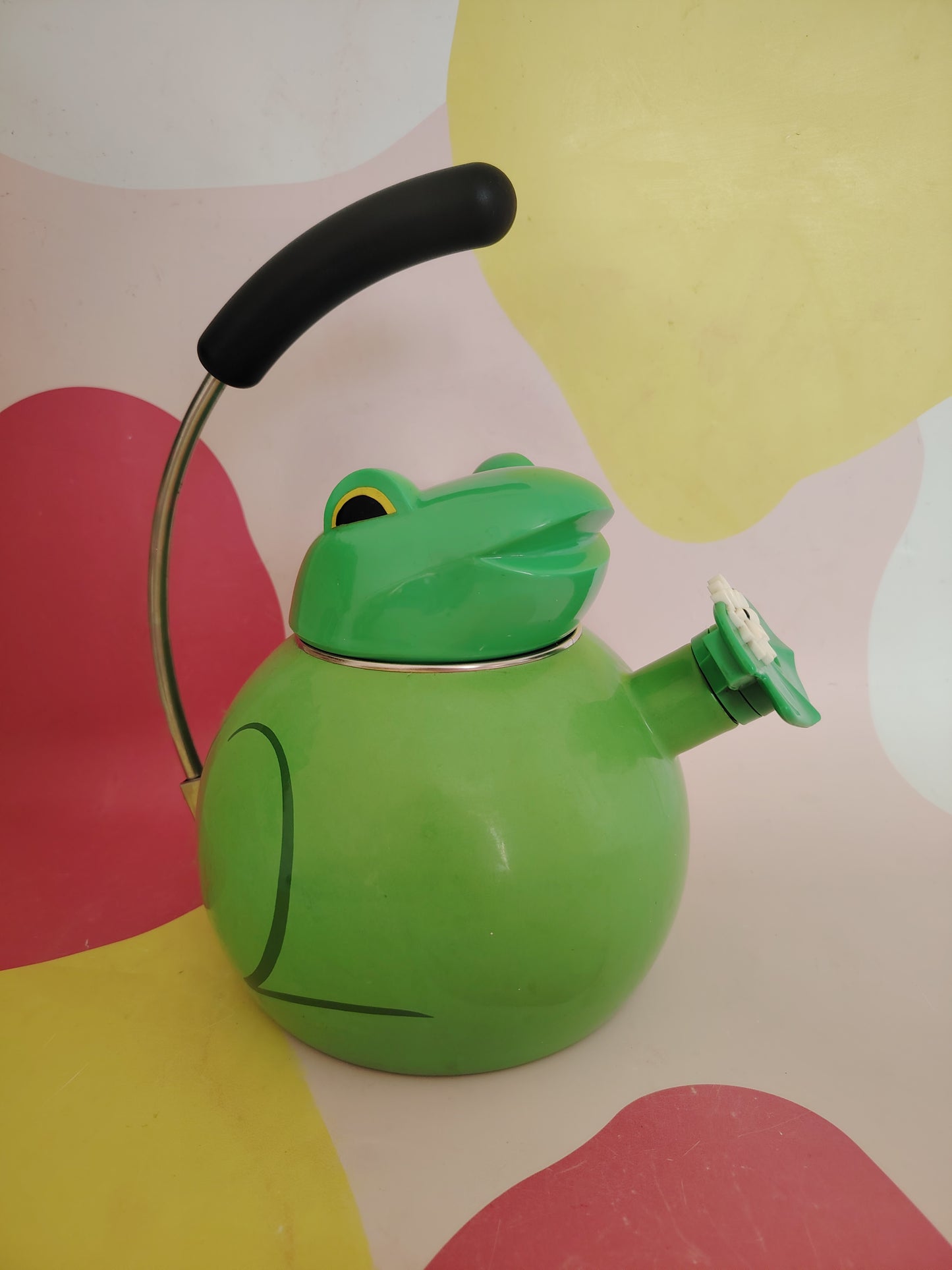 Vintage 80's Copco Frog Whistling Kettle/ Tea Pot