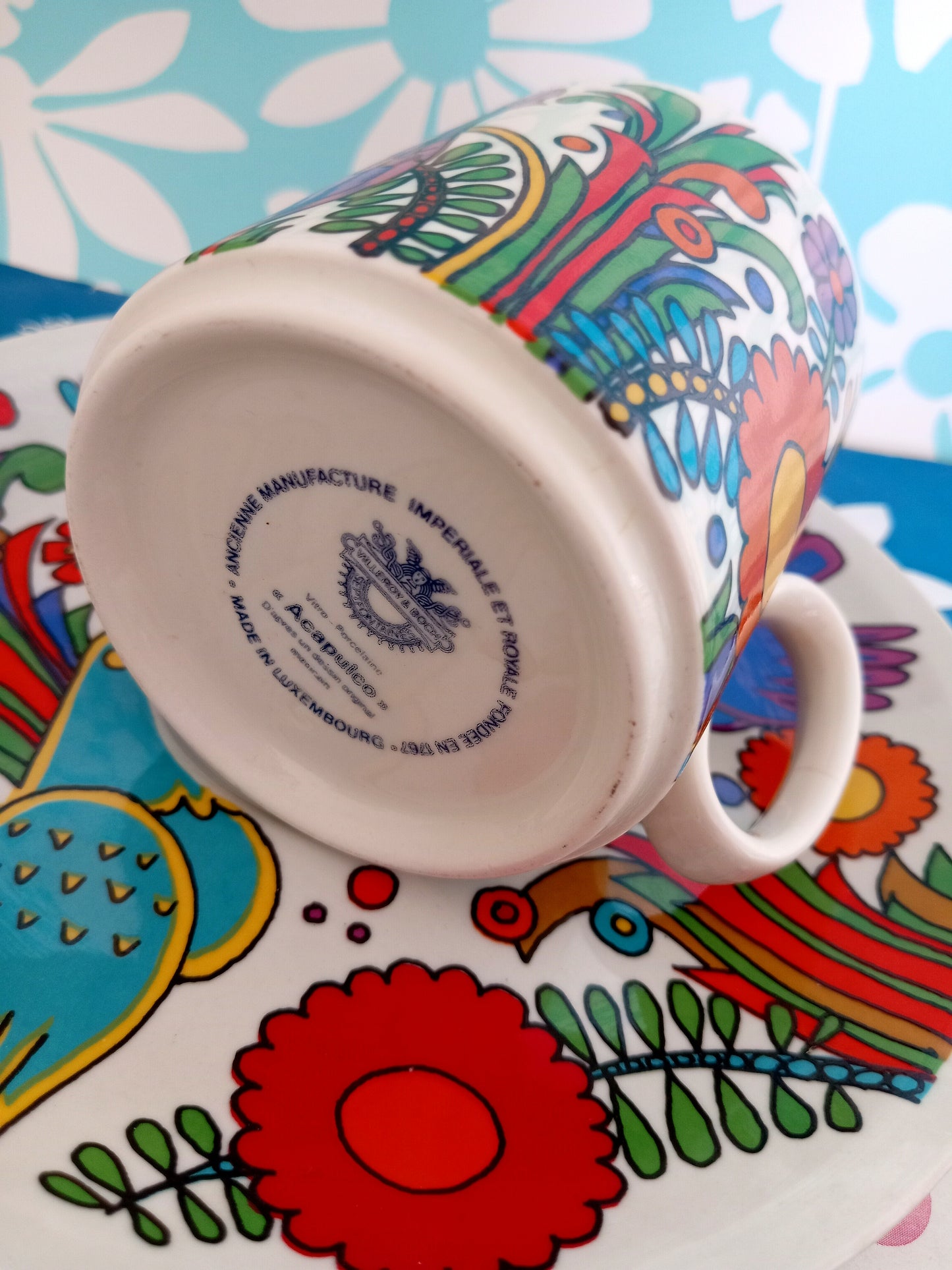 Villeroy and Boch "Acapulco" cup and saucer