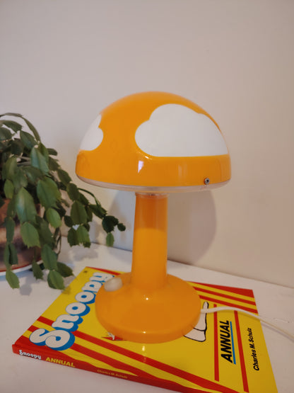 Orange 90's IKEA "Skojig" Cloud Lamp