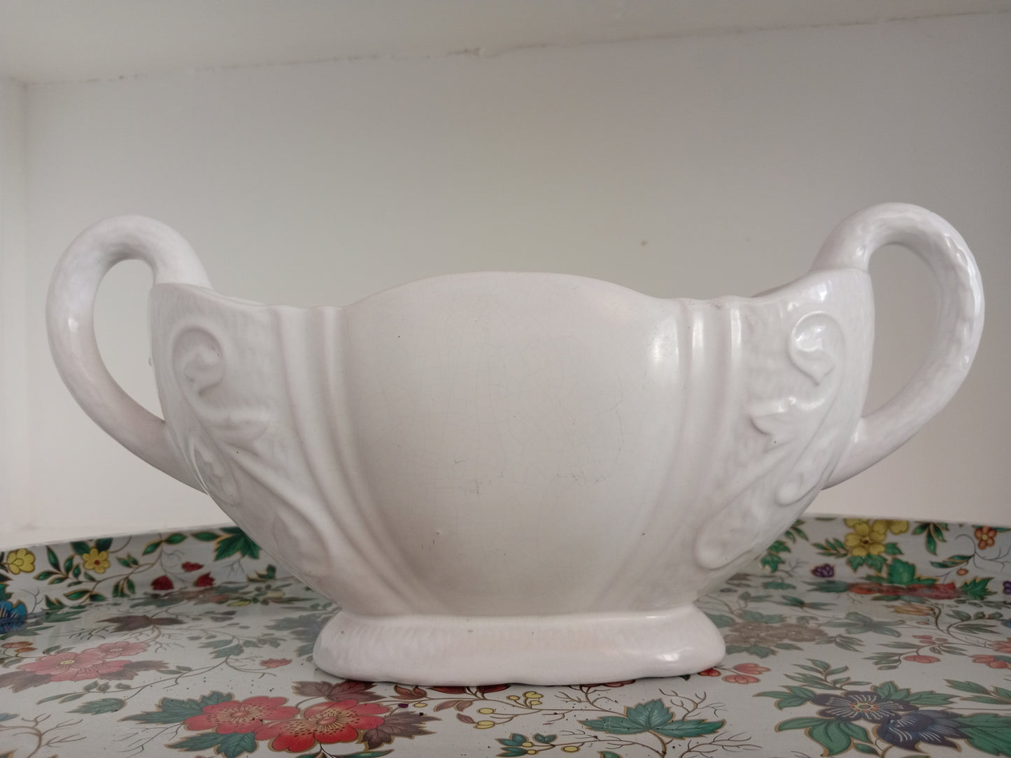 Large Vintage Arthur Wood Mantle Vase