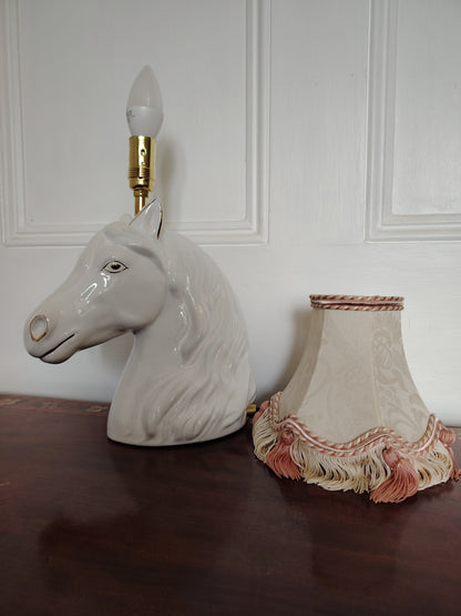 Vintage Reworked Horse Head Lamp