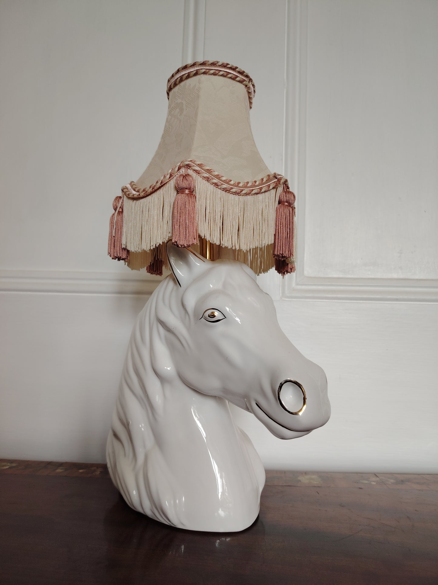 Vintage Reworked Horse Head Lamp