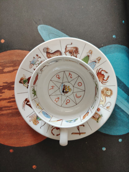 Vintage Fortune Cup and Saucer