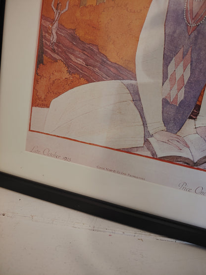Framed Vintage 1925 Vogue Cover Print