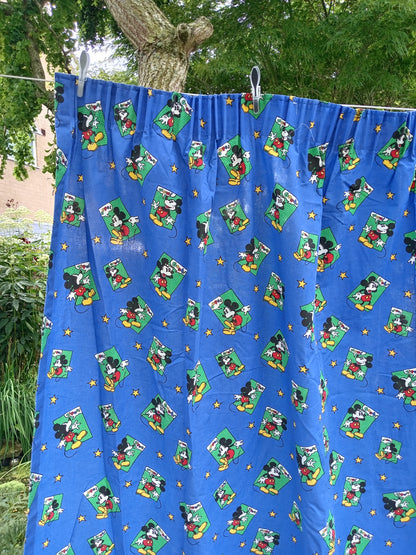 Vintage 90's Mickey Mouse Curtains