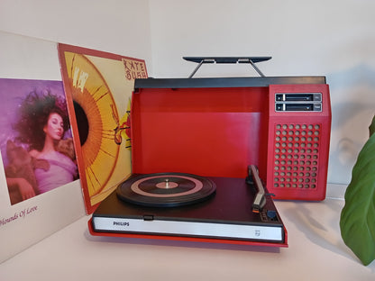 Vintage 1970's Phillips 423 Portable Record Player