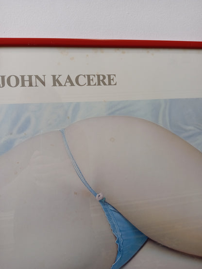 1980's John Kacere Framed Exhibition Poster