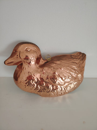 Vintage Copper Duck Jelly/ Chocolate Mould