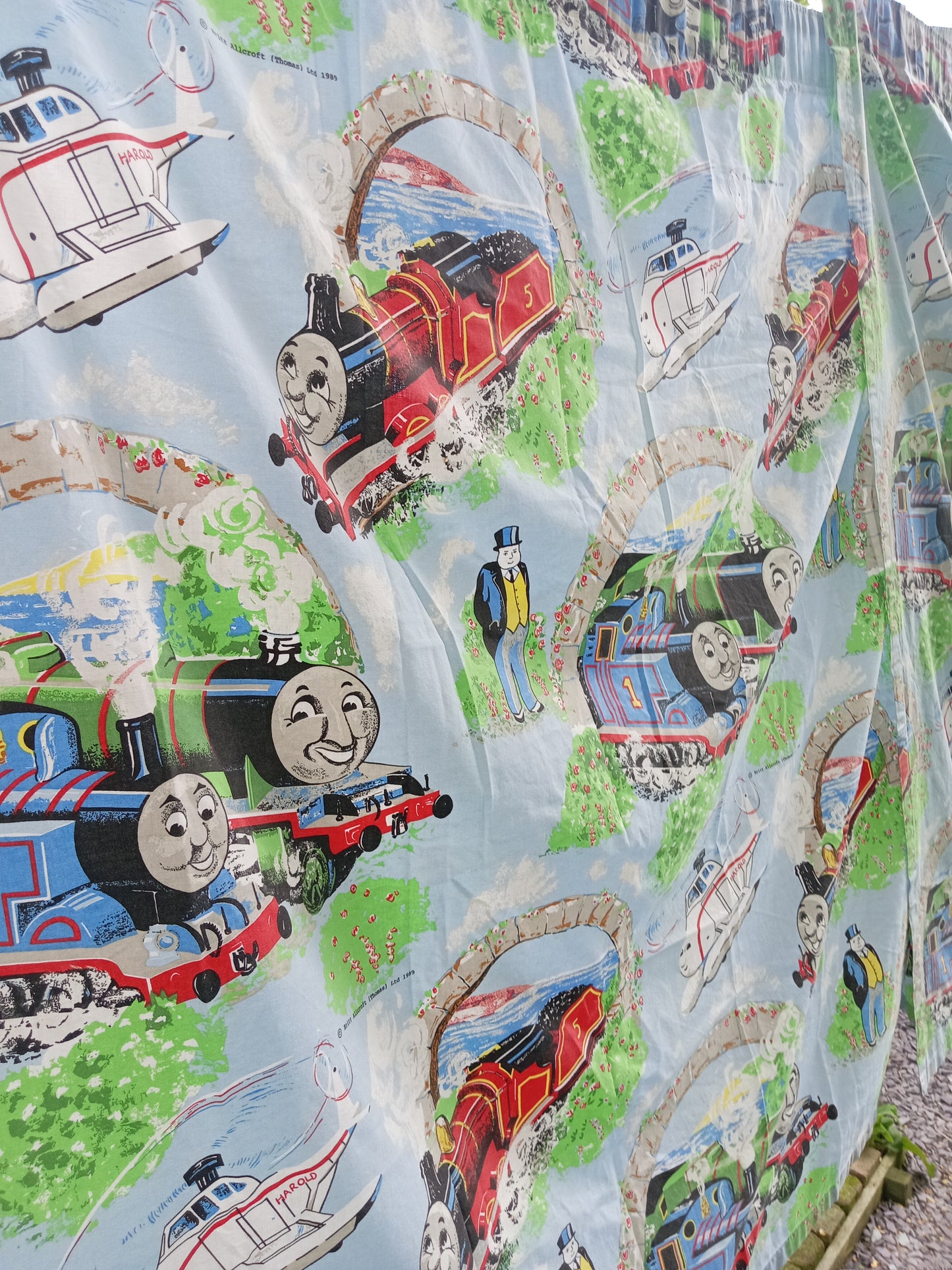 Vintage Thomas the Tank Engine Curtains