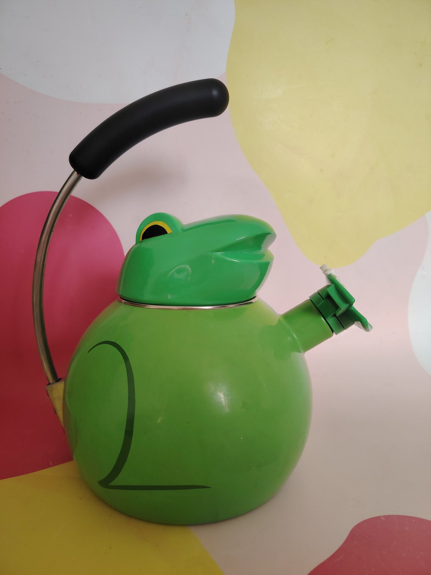 Vintage 80's Copco Frog Whistling Kettle/ Tea Pot