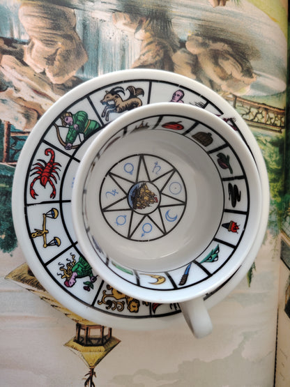 Vintage Fortune Cup and Saucer