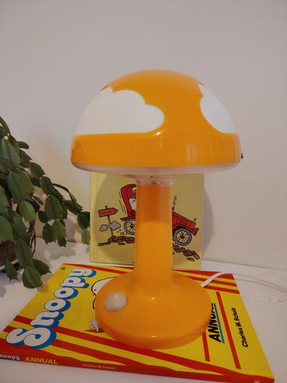 Orange 90's IKEA "Skojig" Cloud Lamp