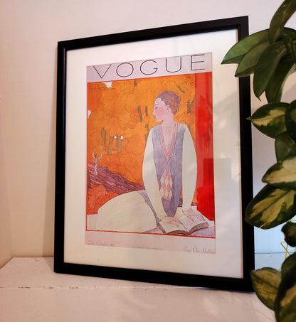 Framed Vintage 1925 Vogue Cover Print