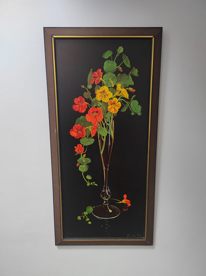 Large 1960's Barbara Tate "Nasturtium" Print