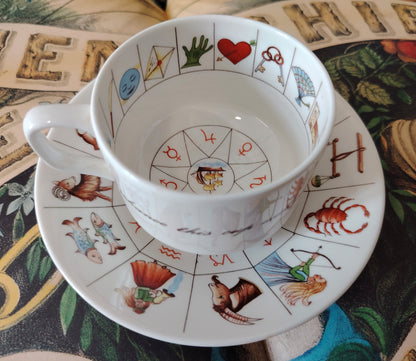 Vintage Fortune Cup and Saucer