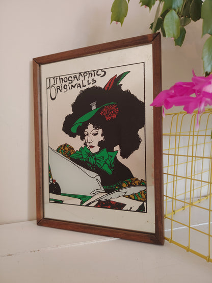 Art Nouvea Style French Picture mirror