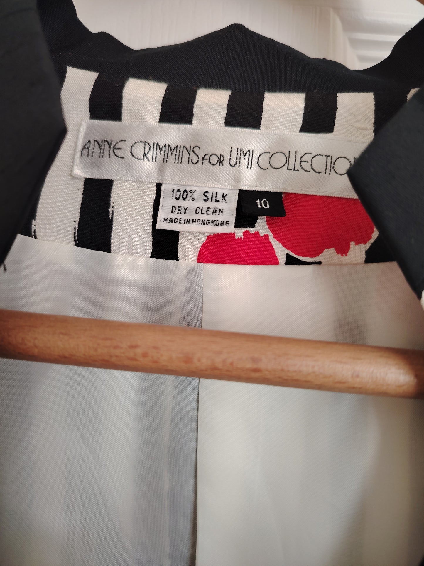 Vintage 80's Ladies Striped Jacket