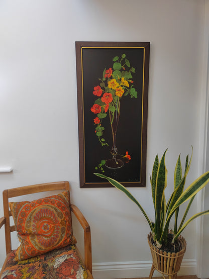 Large 1960's Barbara Tate "Nasturtium" Print