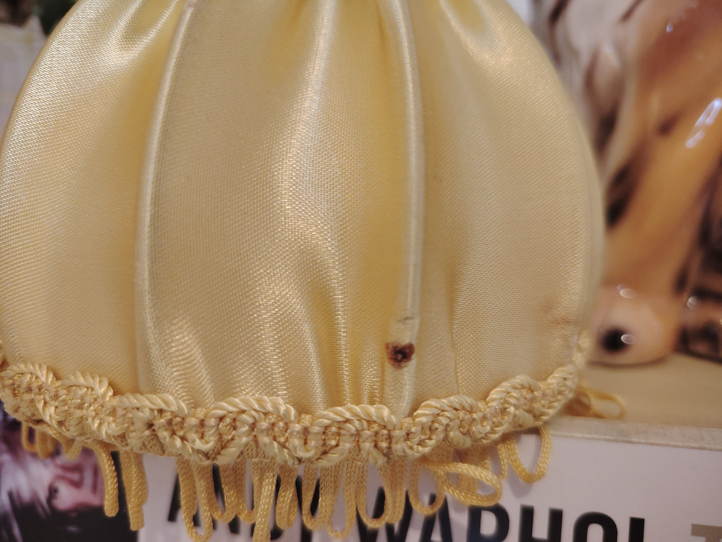 Upcycled Mid-Century Small Tiger Cub Lamp