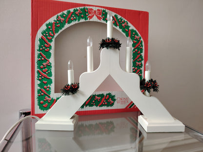 Vintage 70's Swedish Christmas Candle Bridge