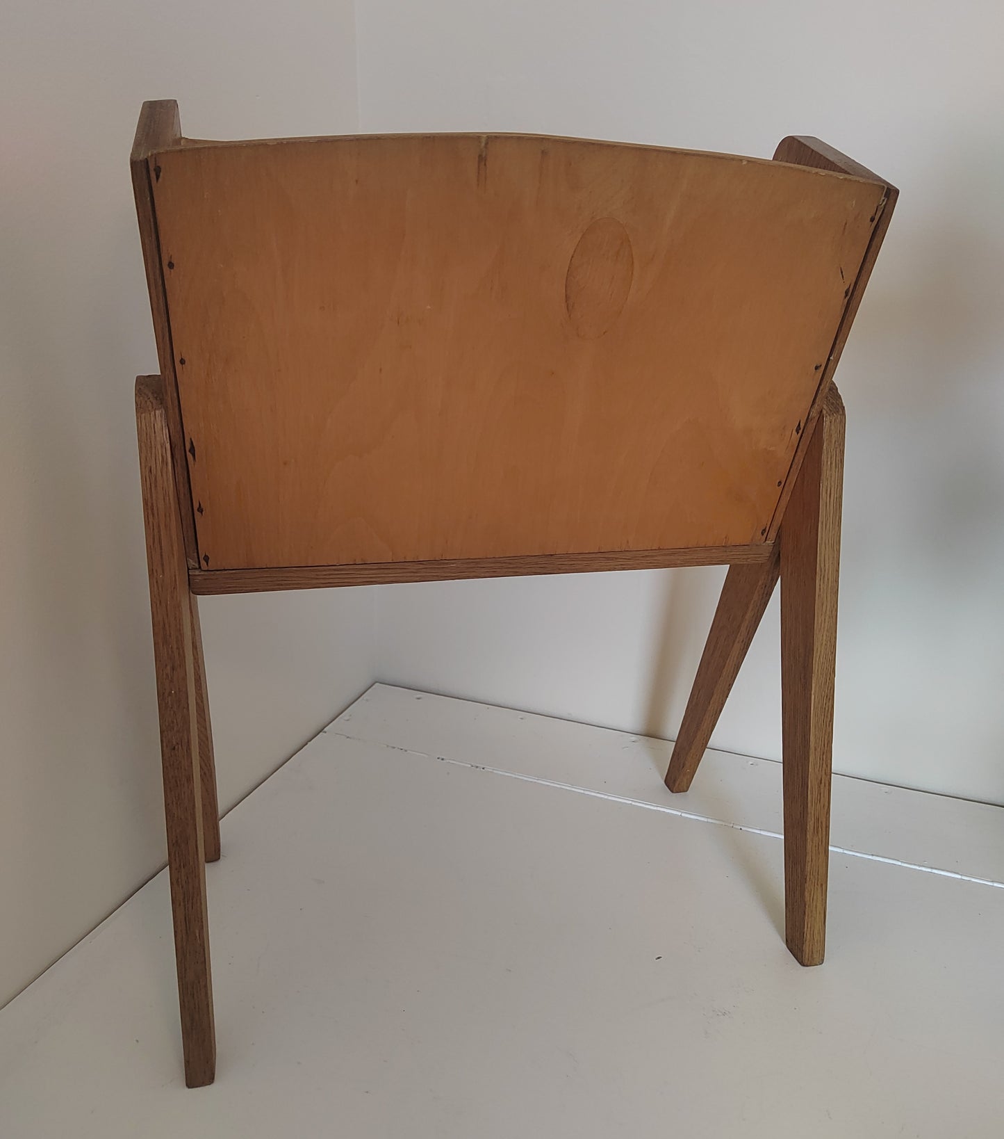 Vintage Mid-Century Small Teak Magazine Stand