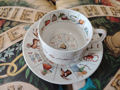 Vintage Fortune Cup and Saucer