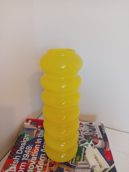 90's IKEA Yellow Solstrale Vase by Anne Nillsson