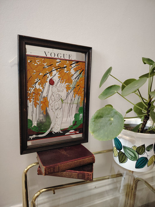 Vintage Art Deco Vogue Mirror