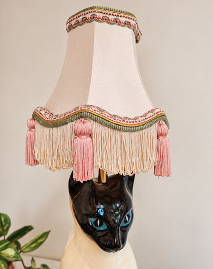 Vintage Reworked Tall Siamese Cat Lamp 💕