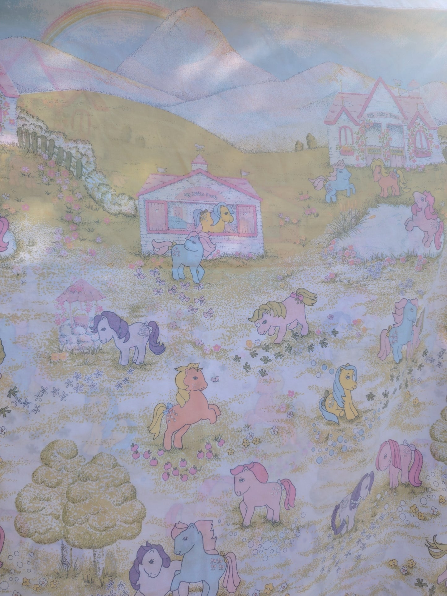Vintage 80's My Little Pony Single Duvet Cover