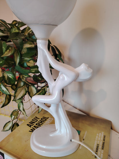 Beautiful Art Deco Style nude lady lamp