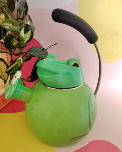 Vintage 80's Copco Frog Whistling Kettle/ Tea Pot
