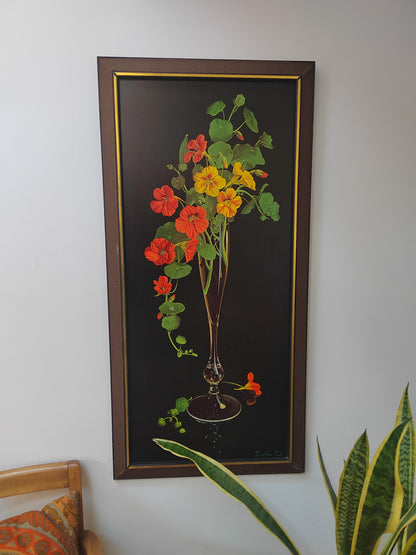 Large 1960's Barbara Tate "Nasturtium" Print