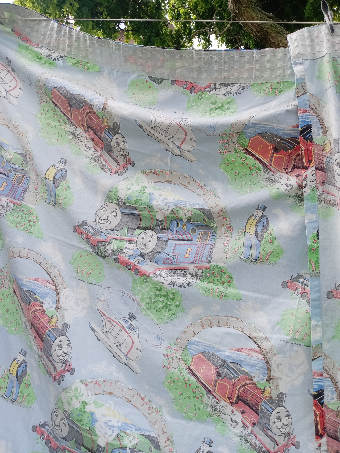 Vintage Thomas the Tank Engine Curtains