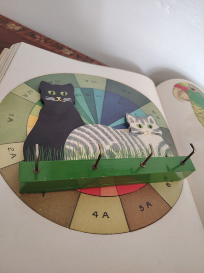 Vintage Hand Painted Cat Hooks