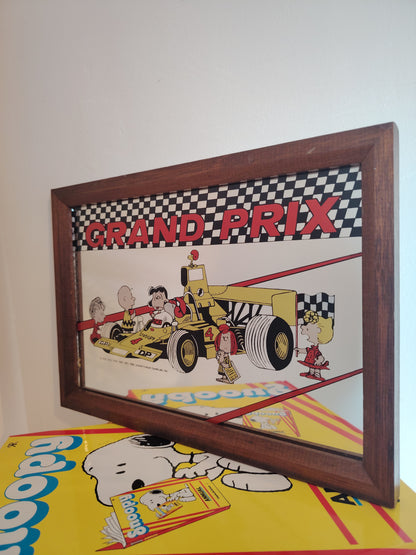 Vintage Snoopy and The Gang "Grand Prix" Mirror