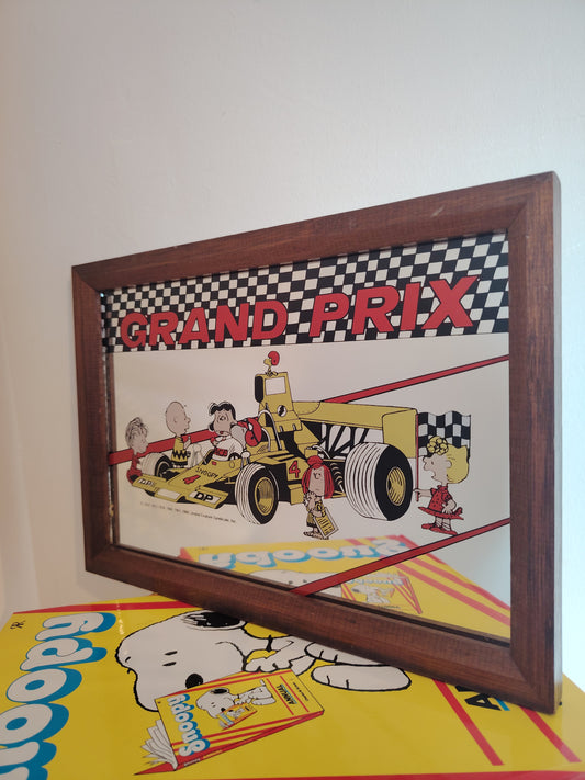 Vintage Snoopy and The Gang "Grand Prix" Mirror