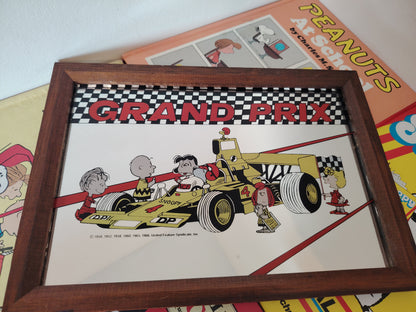 Vintage Snoopy and The Gang "Grand Prix" Mirror