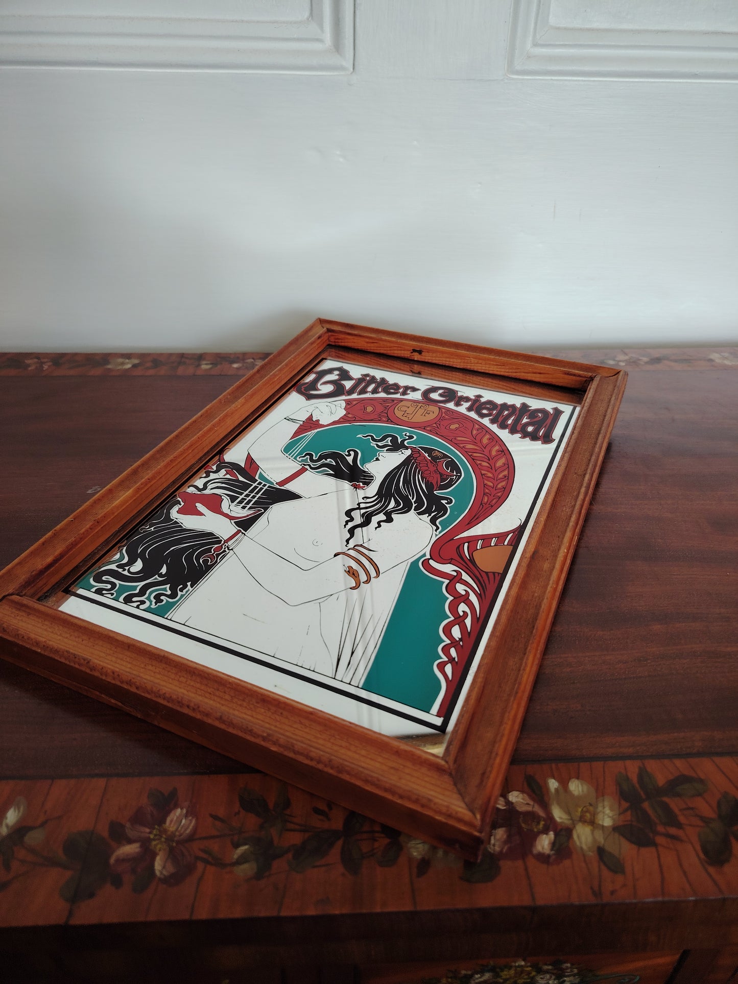 Rare 60's "Bitter Oriental" Picture Mirror